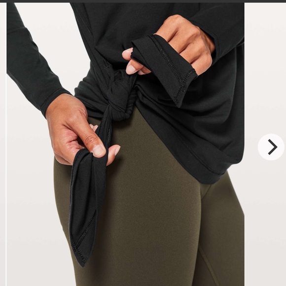 Lululemon To The Point Long Sleeve Heathered Core Light Grey Size 10* Womens - Picture 12 of 12